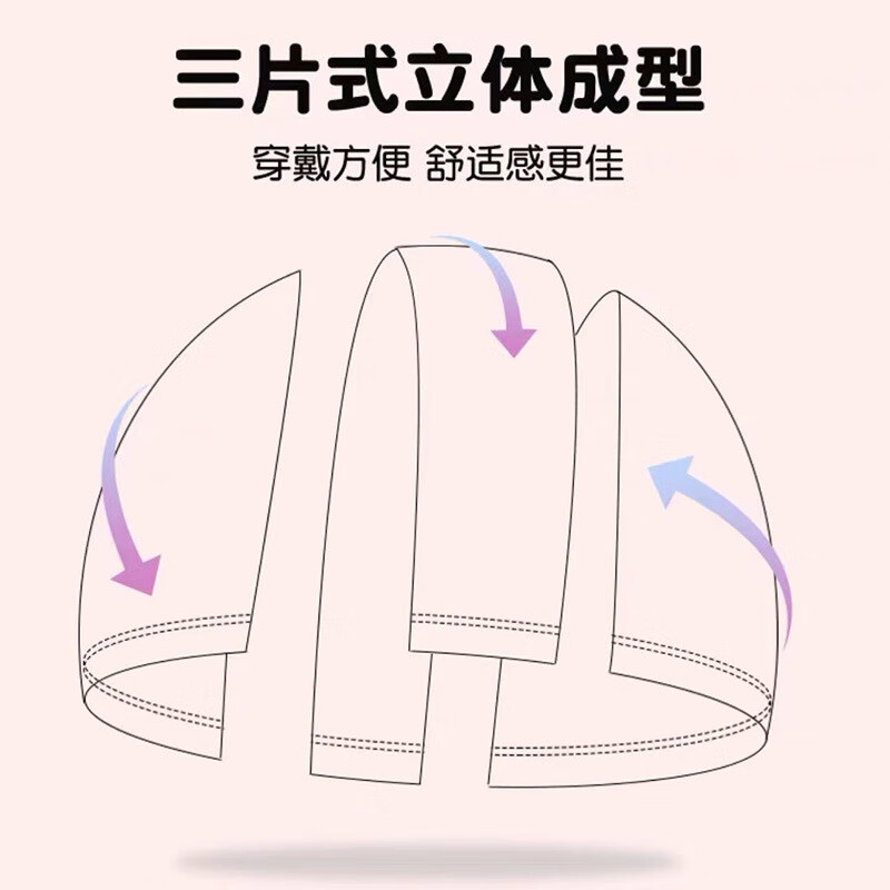 KND新品儿童泳帽防水不勒头PU涂层护发游泳帽宝蓝