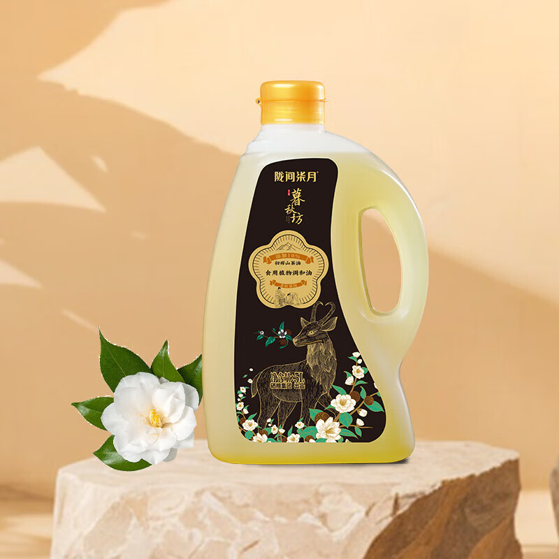 陇间柒月 暮秋坊调和油5L 一级菜籽油 玉米油 低温压榨 非转基因