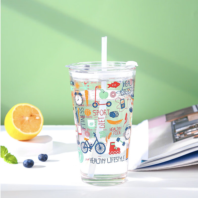 欧赐  乐享吸管杯400mlC011