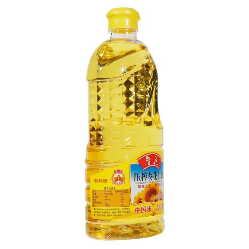 鲁花 食用油 葵花籽油 压榨葵花仁油 煎炒烹炸智享美味 900ml/瓶6