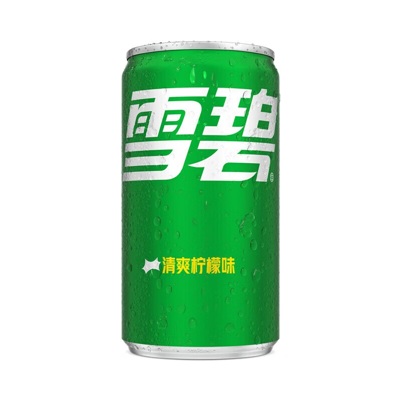 可口可乐碳酸饮料汽水  一口酷爽 尽享 清爽柠檬味雪碧(200ml*24罐)*5箱