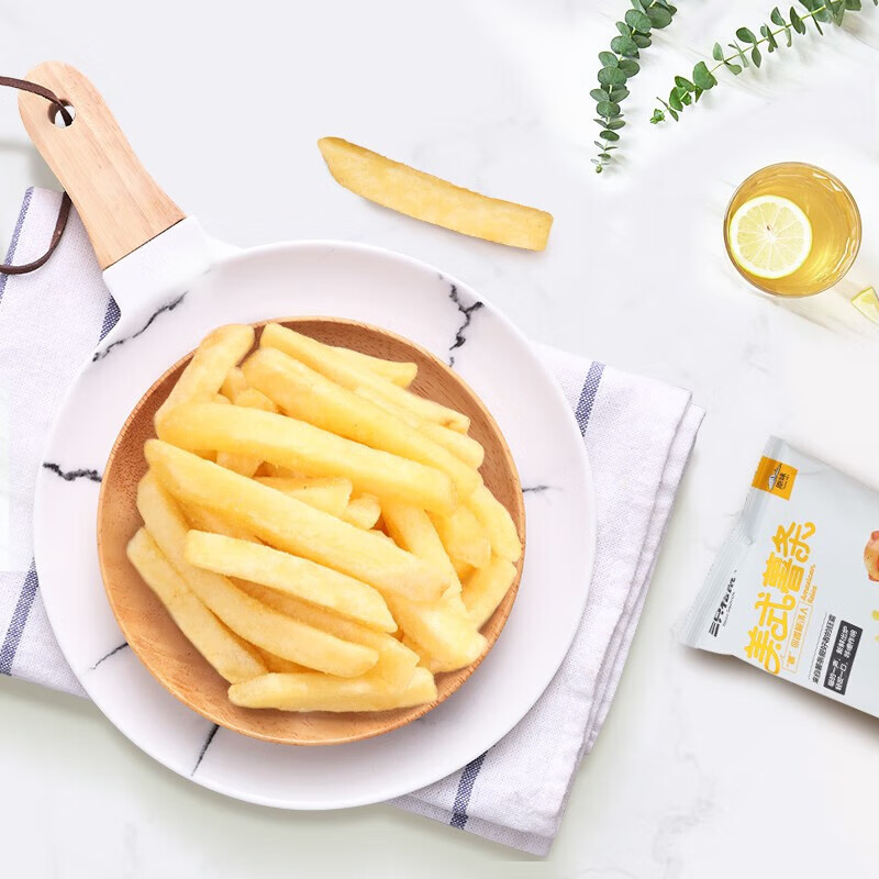 三只松鼠美式薯条75g】办公室休闲休闲零食小吃膨化食品薯条*20包