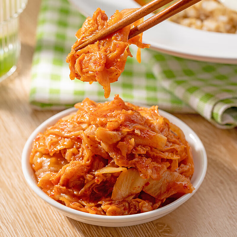 淳于府 辣白菜200g*5袋 韩国泡菜正宗韩式辣白菜 咸菜朝鲜延边菜下饭菜