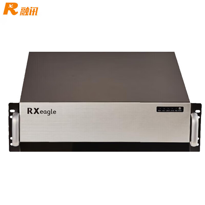 RXeagle融讯RX D100E-12H视频会议 12路图像台 视频会议设备电视墙服务器 与MCU兼容互通 L