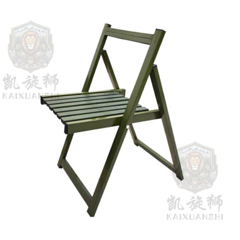 凯旋狮野战折叠桌 野战餐桌便携式多功能折叠桌 钢制1.2*0.6m一桌两椅
