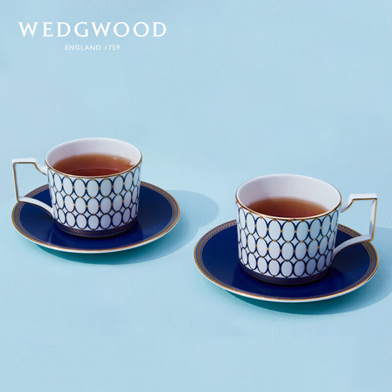 WEDGWOOD威基伍德金粉年华两杯两碟