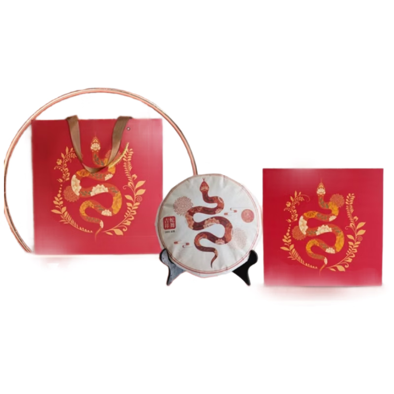 棠蕴 生肖系列生肖茶饼高山贡眉紧压茶饼规整饱满 300g/饼