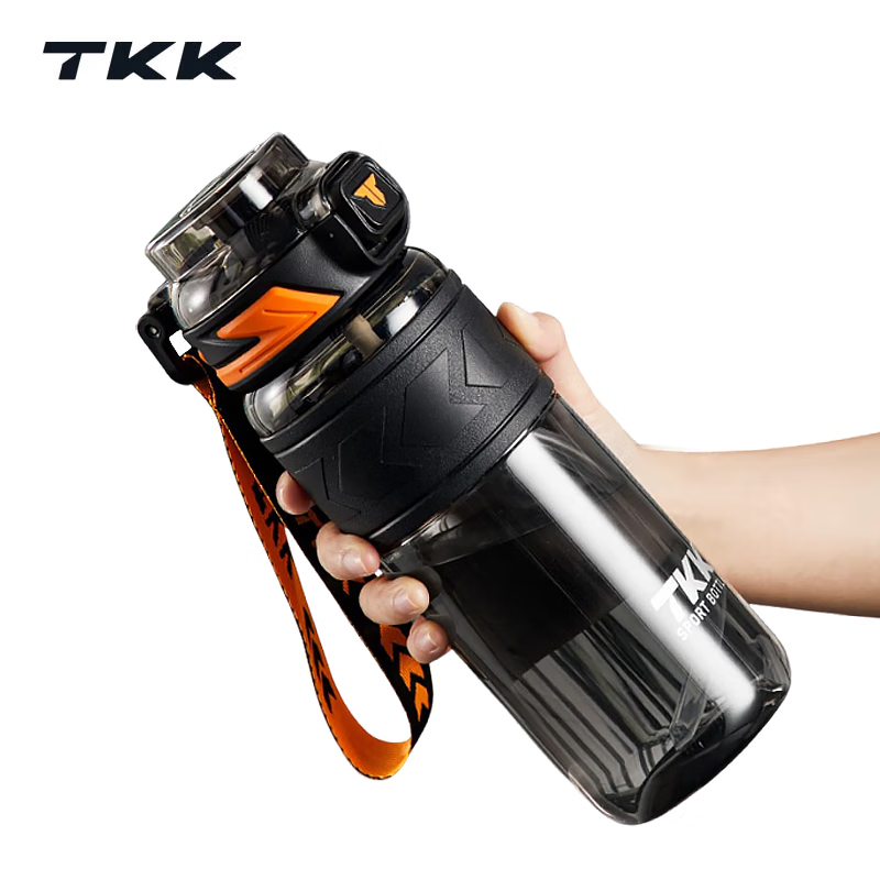 TKK迈越运动水杯 火山黑 600ML TKK1020 /个