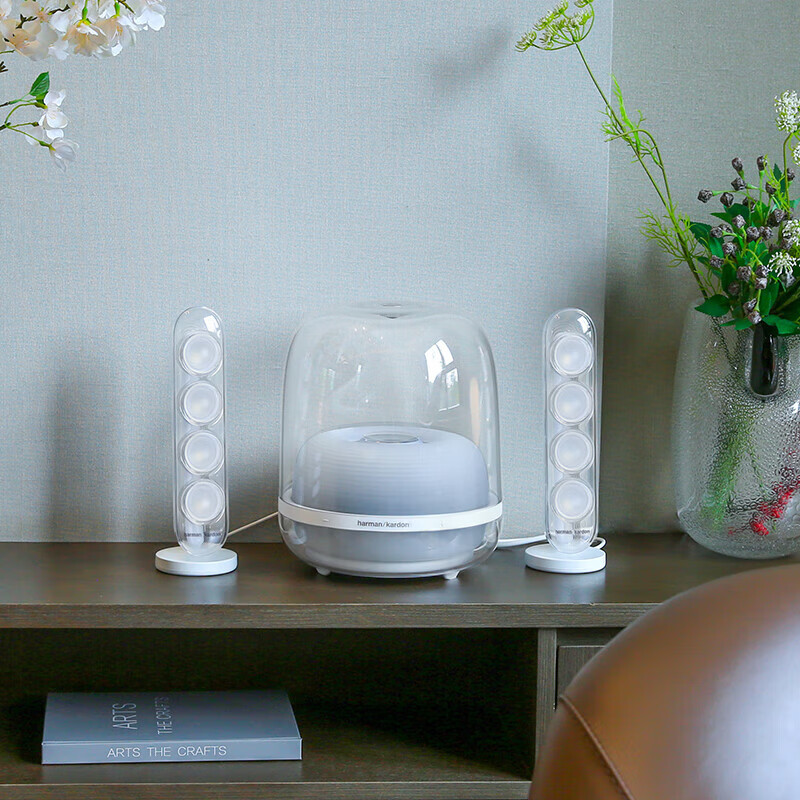 Harman Kardon/哈曼卡顿 音乐水晶四代桌面蓝牙音箱 家用音响 电视电脑音响 音箱 SoundSticks4 无线水晶4
