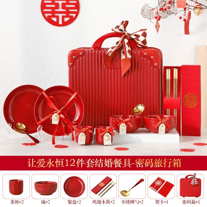 裳淇新婚礼物新娘闺蜜朋友结婚订婚实用伴手礼 同心杯米奇喜事发生