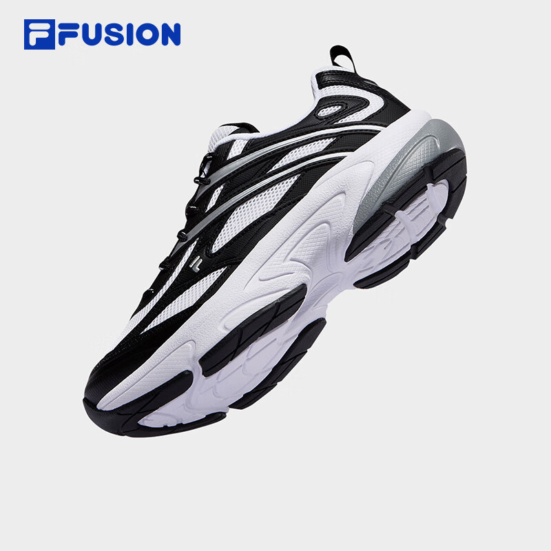 FILAFUSION斐乐潮牌女鞋LIGHT未来潮鞋2025夏季光迹鞋跑步鞋