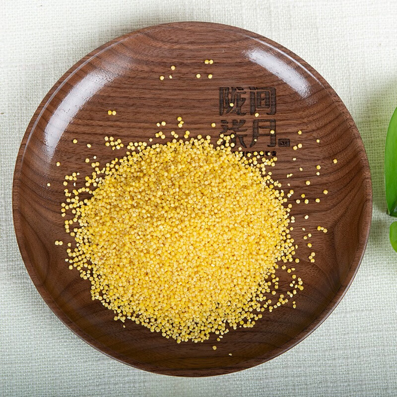 陇间柒月 五谷杂粮黄  小米玉米糁绿豆黄豆 柒月小米1kg*20袋/整箱