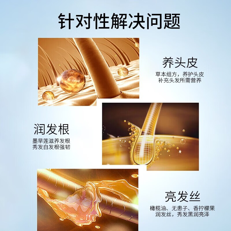 100年润发 CENTAINE 深层滋养 强根润发 调理精华素(水润丝滑)400ml*1瓶