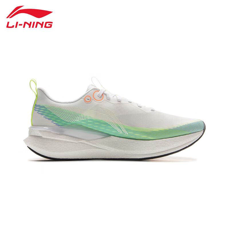 LI-NING赤兔8PRO男款跑步鞋 舒适透气 竞速运动鞋ARPV003 -10标准白 43