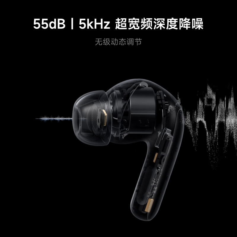 小米（MI） Xiaomi Buds 5 Pro 入耳式降噪翻译录音蓝牙耳机适用于安卓苹果手机 钛光金