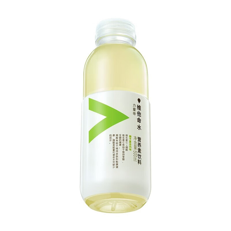 农夫山泉力量帝维他命水 果味营养素饮料 500ml*15瓶 整箱装 柚子复合风味