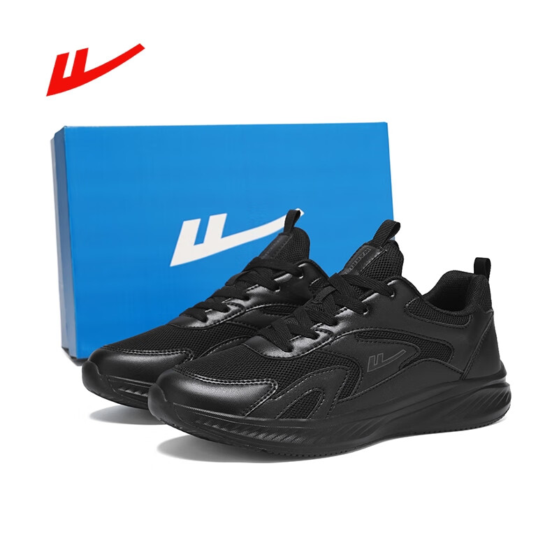 回力男鞋跑步鞋2025夏季男士网面透气小白鞋运动休闲鞋子 白色 40