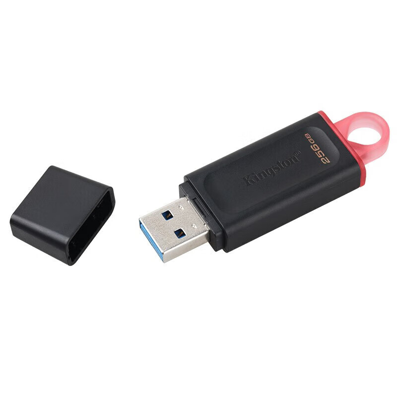 金士顿（Kingston）256GB USB3.2 Gen 1 U盘 DTX 大容量U盘 时尚设计 轻巧便携 学习办公电脑通用