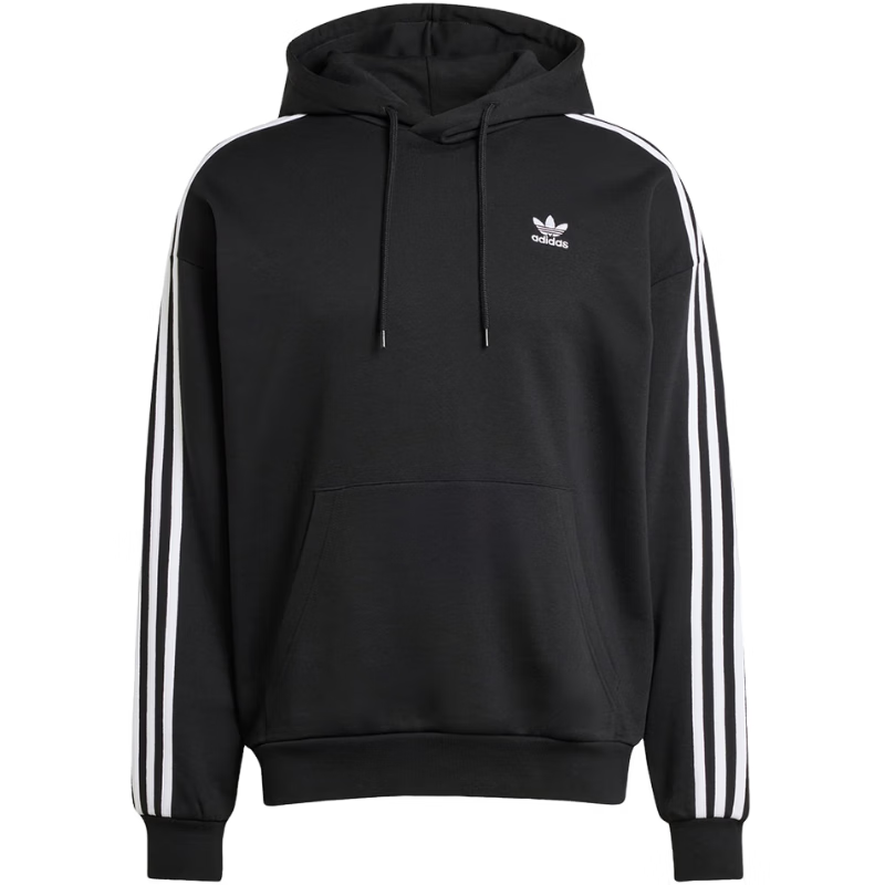 三叶草（Adidas）阿迪达斯ADIDAS 三叶草男子运动休闲连帽卫衣JC6251 黑色  XS 