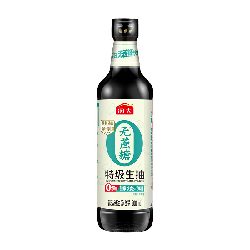 海天-无蔗糖特级生抽500mL*1