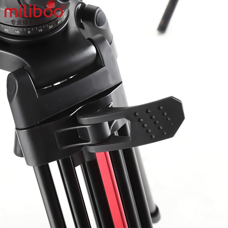 miliboo米泊MTT605A三脚架单反摄像机专业支架一锁三脚管带云台脚架包 MTT605A脚套版(铝合金)