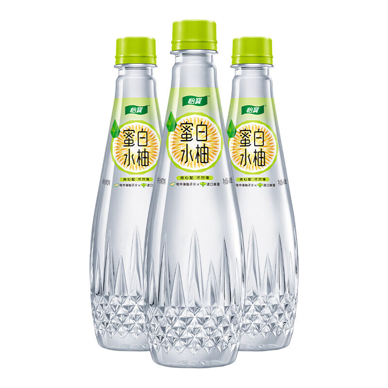 怡宝蜜水白柚 夏日解暑果汁 美味甜润 480ml*15瓶*10箱