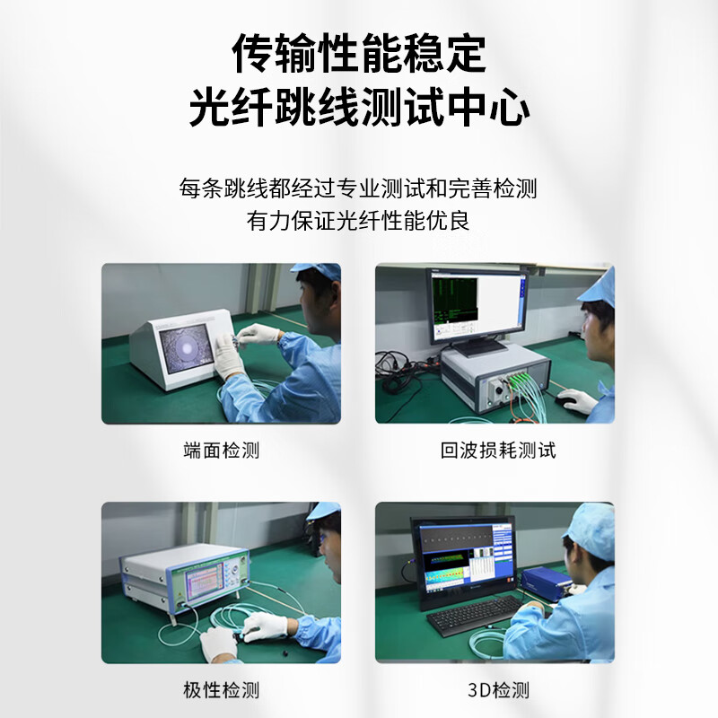 比洋在线BYNET 8芯MPO-MPO多模铠装MPO主干光缆 OM3光纤跳线母头B极性兼容MTP 阻燃LSZH跳纤1米 
