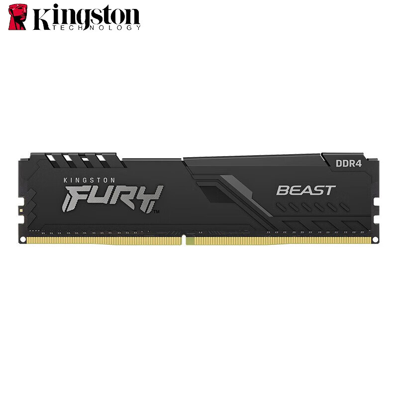 金士顿（Kingston）台式机内存条 DDR4 3200MHz C16 兼容稳定 Beast野兽系列 骇客神条 FURY 8GB