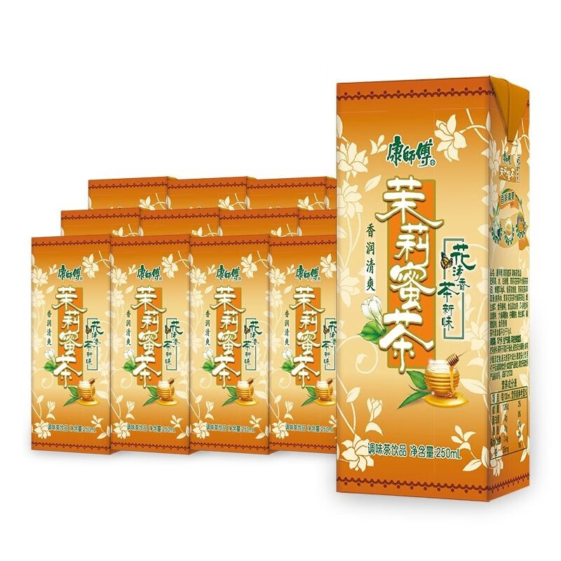 康师傅 餐饮外卖 好物团购 美食搭档 家庭聚餐 茉莉蜜茶 250ml*12盒