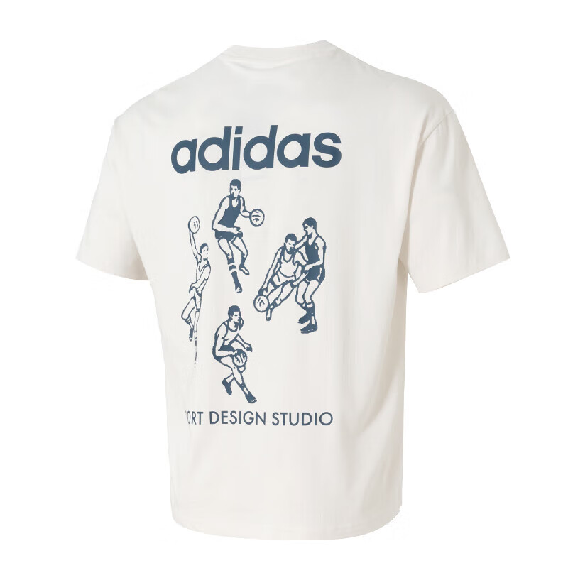 阿迪达斯 （adidas）中性 篮球系列 ADI BOS PLAYERS 短袖 JX9127 白色  M 