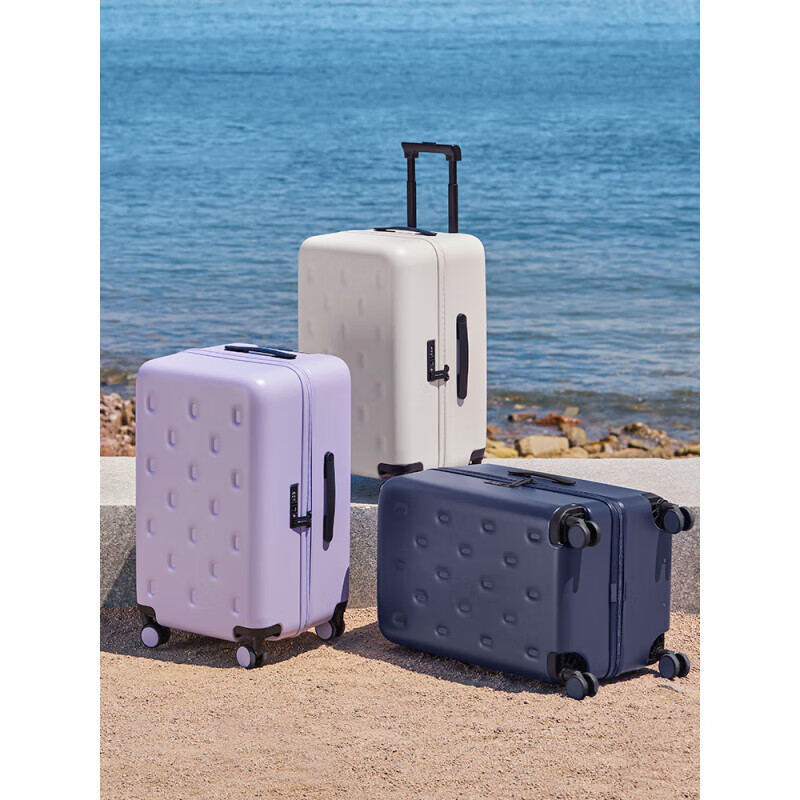 小米行李箱拉杆箱可登机箱万向轮旅行箱男女多功能箱 藏蓝 24英寸 