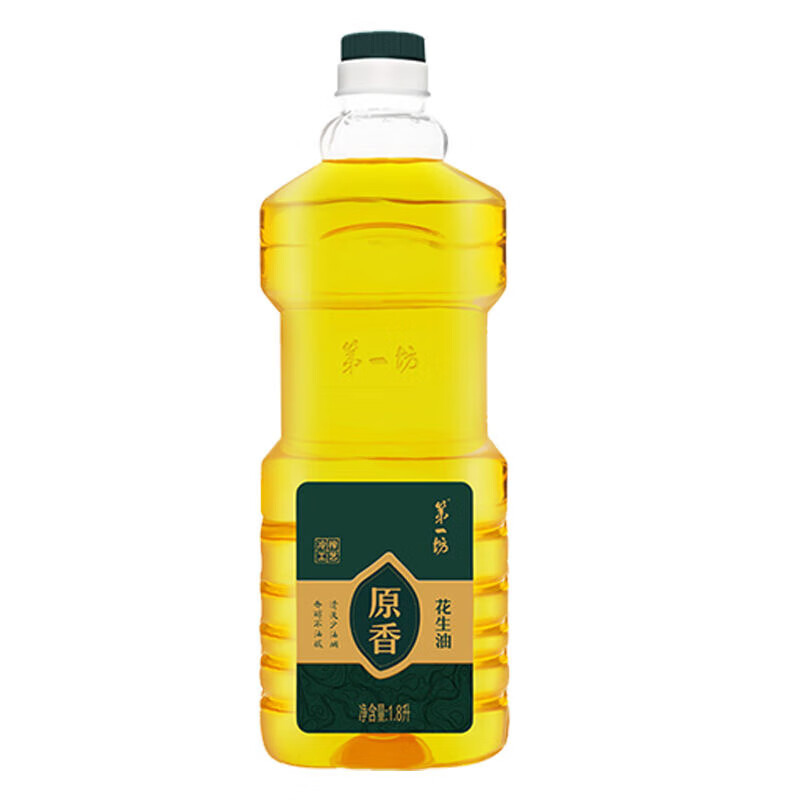 第一坊 冷榨原香花生油 1.8L*2礼盒
