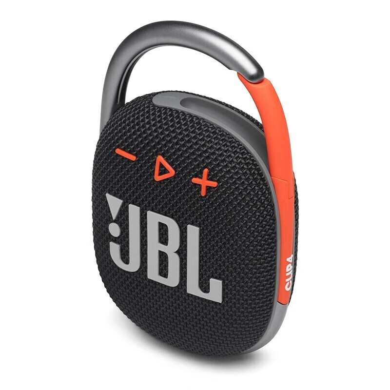 JBL音响.迷你无线蓝牙音箱 低音炮 防尘防水适应各类使用环境 一体式卡扣设计 黑拼橙色【企采购】