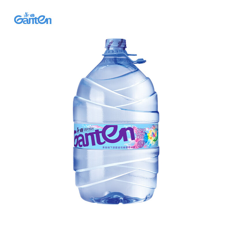 景田饮用桶装水天然泉水 一次性大桶水 15L 20桶
