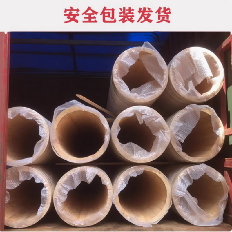 军磐户外专用木雕光圆柱子实木心仿古寺庙包柱子翻新室内外装饰