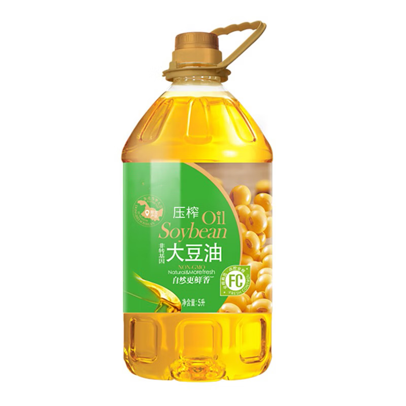 大荒金老农 非转基因大豆油5L