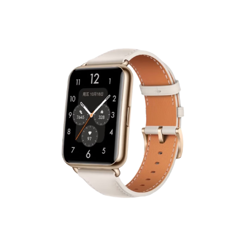 华为（HUAWEI）WATCH FIT 2 时尚款 月光白 华为手表运动智能手表 血氧自动检测 蓝牙通话 表带快拆 10天长续航