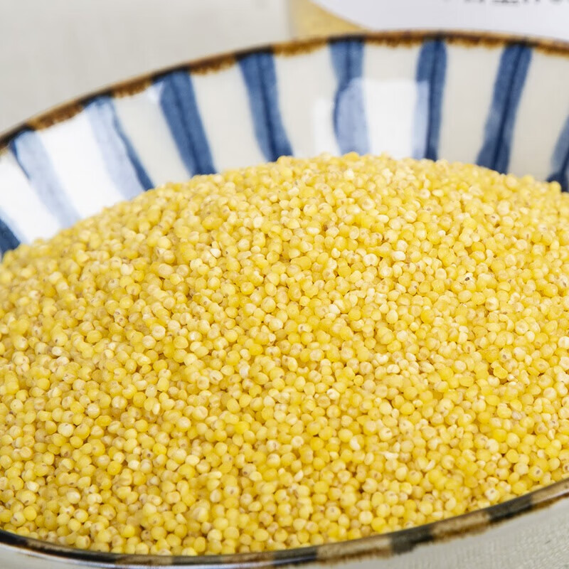陇间柒月 五谷杂粮黄  小米玉米糁绿豆黄豆 柒月小米1kg*20袋/整箱