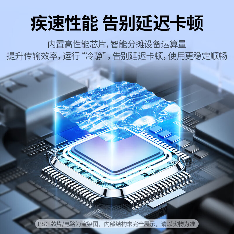 绿联 USB3.0分线器Type-C扩展坞 高速4口集线器HUB 台式机笔记本延长线转接头 0.5米  CR113（20290）