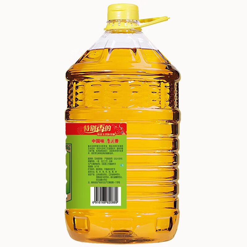 鲁花食用油/玉米胚芽油 5.7L家庭装