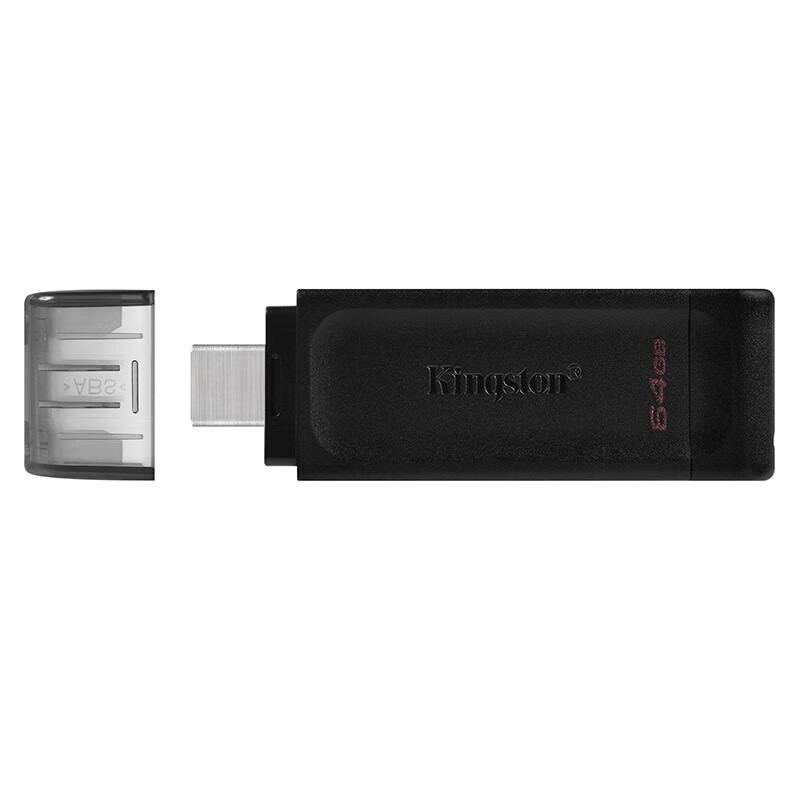 金士顿（Kingston） u盘 Type-C接口 手机闪存盘投标优盘 DT70/64GB【Type-C接口】