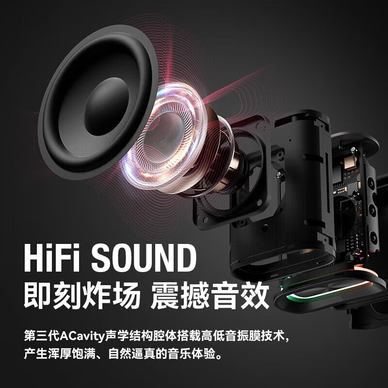 塞那Sanag 蓝牙音箱便携式 户外音响 低音炮桌面微信收款扩音器 户外露营骑行防水设计M13SProMax 黑