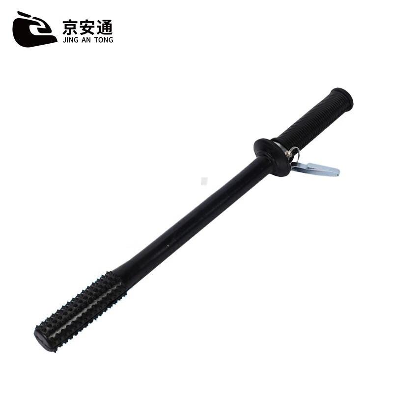 悠拓者防暴橡胶棒 防身用品PC武术齐眉应急防护棒保安器材 橡胶棍46CM