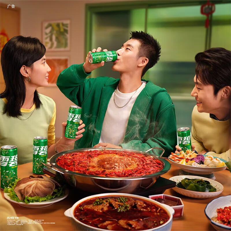 可口可乐 碳酸饮料汽水细长罐 冰镇酷爽 清爽柠檬味雪碧(330ml*24罐)*10箱