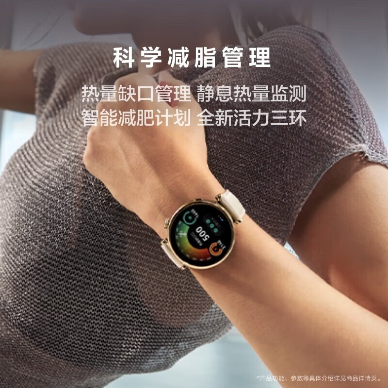 华为（HUAWEI）WATCH GT4智能手表呼吸健康研究心律失常提示华为智能手表gt4 皓月银 支持龙年表盘