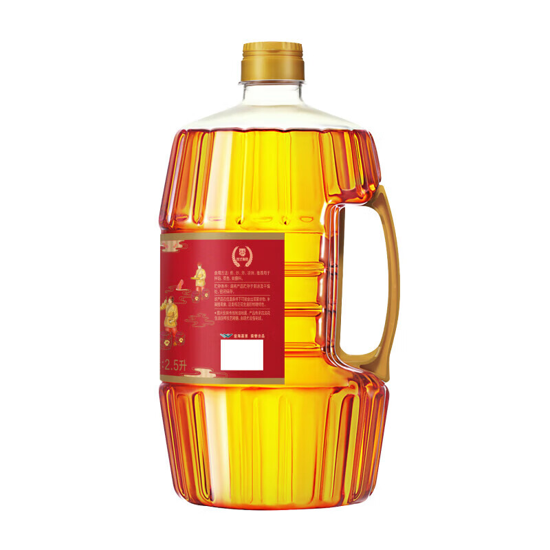 胡姬花 食来运泰古法花生油2.5L 食用油 家庭烹饪