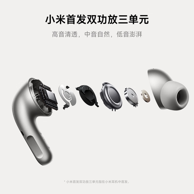 小米（MI） Xiaomi Buds 5 Pro 入耳式降噪翻译录音蓝牙耳机适用于安卓苹果手机 钛光金