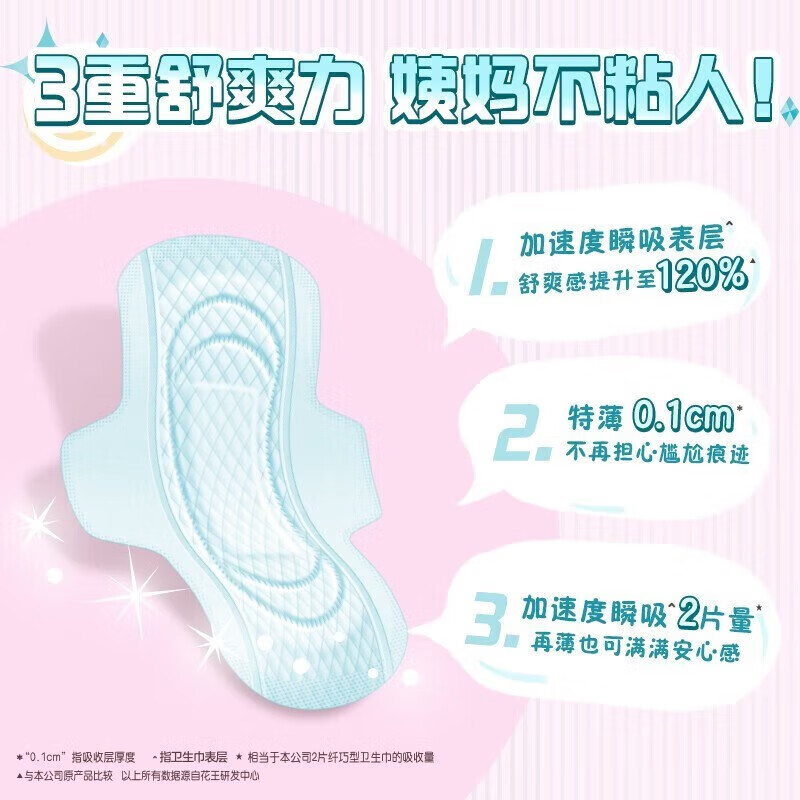 乐而雅花王零触感卫生巾250mm14片*24包 丝薄清爽透气亲肤姨妈巾新老包