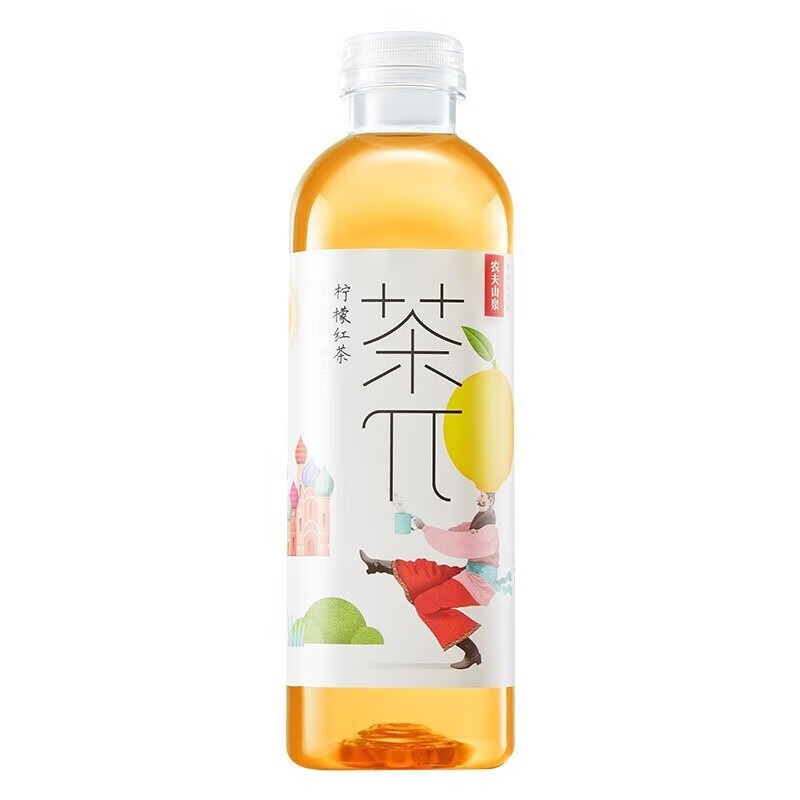 农夫山泉茶π茶兀900ml*12瓶 茶派 果味茶饮料整箱装 柠檬红茶900ml*12瓶