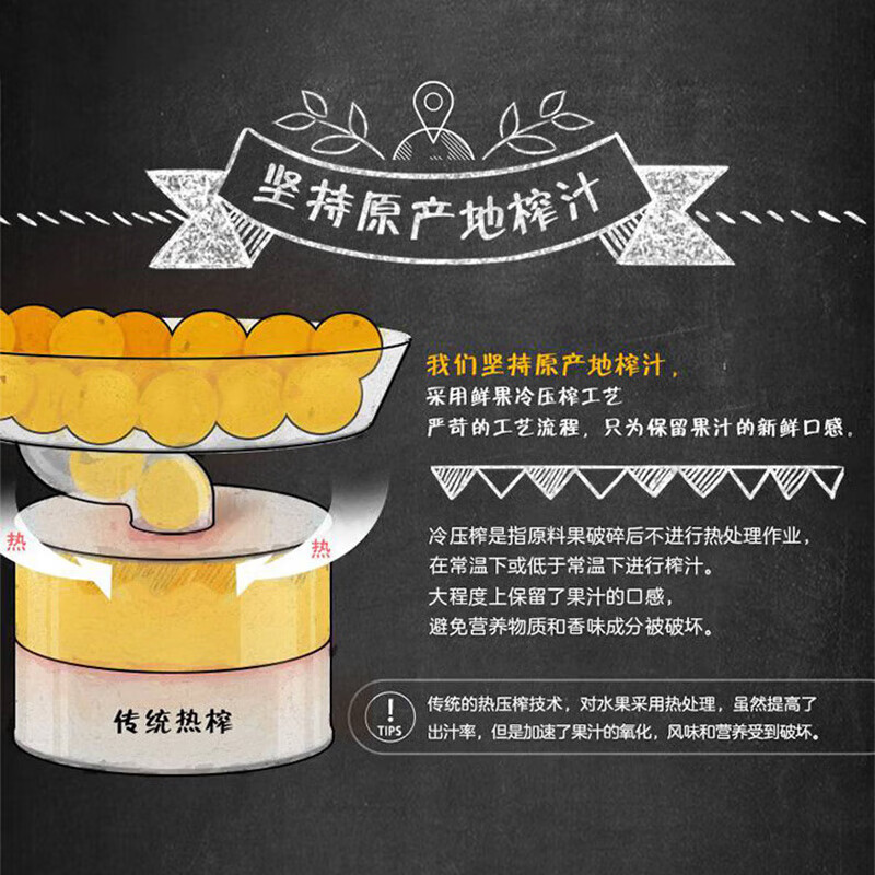 农夫山泉 100%NFC果汁橙汁300mlx10瓶整箱装 NFC纯果汁饮料 橙汁